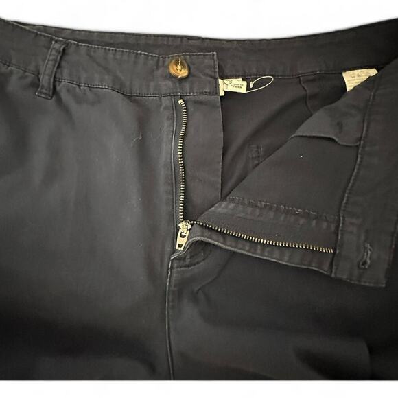 Denim and Co. Easywear Twill Cropped Wide Leg Pants Navy (14) - Picture 10 of 12